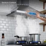 36-Inch HisoHu Wall-Mount Range Hood, 780 CFM