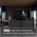 ARoan 30" Stainless Steel Wall Mount Range Hood