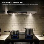 36-Inch HisoHu Wall-Mount Range Hood, 780 CFM