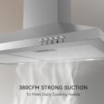 30" Stainless Steel Wall Mount Kitchen Range Hood