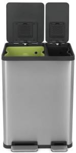 60L Hands-Free Dual Compartment Kitchen Trash Can