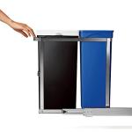simplehuman 35L Pull-Out Recycling Bin and Trash Can