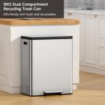 EKO EcoCasa II Dual Trash Can with Recycling Bin