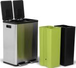 Simpli-Magic 60L Dual Compartment Step Trash Can