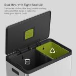 EKO EcoCasa II Dual Trash Can with Recycling Bin
