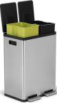 Simpli-Magic 60L Dual Compartment Step Trash Can