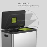 EKO EcoCasa II Dual Trash Can with Recycling Bin