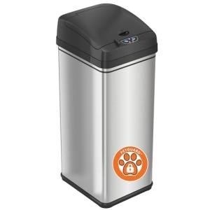 iTouchless 13 Gallon Motion Sensor Trash Can