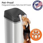 iTouchless 13 Gallon Motion Sensor Trash Can