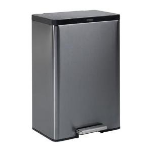 Rubbermaid 12 Gallon Stainless Steel Step Trash Can