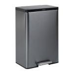 Rubbermaid 12 Gallon Stainless Steel Step Trash Can