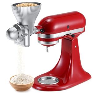 Metal Grain Mill Attachment for KitchenAid Mixer