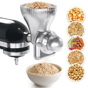All-Metal Grain Mill Attachment for KitchenAid Mixer