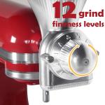 Metal Grain Mill Attachment for KitchenAid Mixer