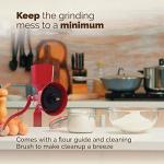 Wonder Junior Deluxe Manual Grain Mill - Red