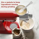 Metal Grain Mill Attachment for KitchenAid Mixer