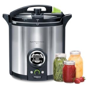 Presto 17-Quart Digital Pressure Canner with Recipes