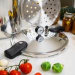 Barton 22-Quart Induction Pressure Cooker with Rack