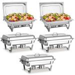 Stainless Steel 5-Pack Chafing Dish Set