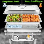 Stainless Steel 5-Pack Chafing Dish Set