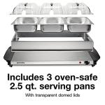 Proctor Silex 3-Piece Buffet Server & Food Warmer