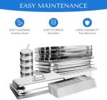 Stainless Steel Chafing Dish Set - 8 Qt, 4-Pack