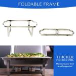 Stainless Steel Chafing Dish Set - 8 Qt, 4-Pack