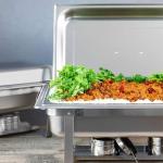 Stainless Steel Chafing Dish Set - 8 Qt, 4-Pack