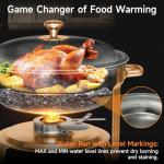 4 Pack Round Stainless Steel Chafing Dishes