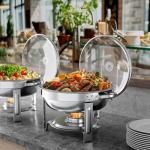 Round Buffet Chafing Dish Set with Lids
