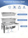13QT Roll Top Buffet Chafing Dish Set