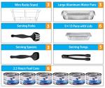 33-Piece Disposable Chafing Dish Buffet Set