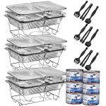 33-Piece Disposable Chafing Dish Buffet Set