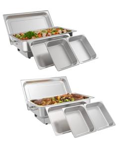 9QT Electric Chafing Dish Buffet Set - 2 Pack