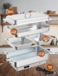 9QT Electric Chafing Dish Buffet Set - 2 Pack