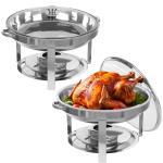 Aplancee 2-Pack Stainless Steel Chafing Dishes Set