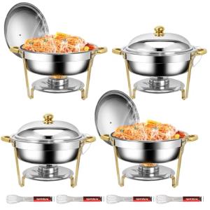 6 QT Premium Stainless Steel Chafing Dish Set