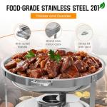 Aplancee 2-Pack Stainless Steel Chafing Dishes Set