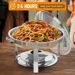 Aplancee 2-Pack Stainless Steel Chafing Dishes Set