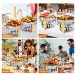 ROVSUN 5QT Round Chafing Dish Buffet Set