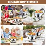 6 QT Premium Stainless Steel Chafing Dish Set