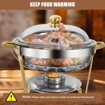 6 QT Premium Stainless Steel Chafing Dish Set