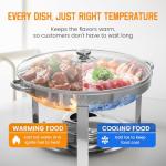 Aplancee 2-Pack Stainless Steel Chafing Dishes Set