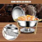 6 QT Premium Stainless Steel Chafing Dish Set