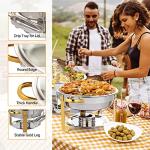 ROVSUN 5QT Round Chafing Dish Buffet Set