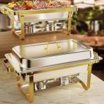 ROOMTEC 2-Pack 8QT Stainless Steel Chafing Dishes
