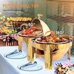 ROVSUN 6 QT Stainless Steel Chafing Dish Set