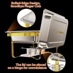 ROOMTEC 2-Pack 8QT Stainless Steel Chafing Dishes