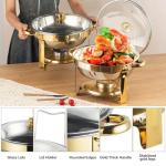Elegant 5 QT Stainless Steel Chafing Dish Set