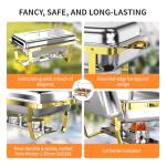 Buffet Chafing Dishes Set - 4 Pack, 8QT